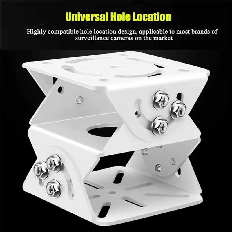 B24B CCTV Camera 3-Axis Adjustable Surveillance Mounting Bracket For PTZ Dome Cameras- Vibration Dampening Duckbill Style Holder