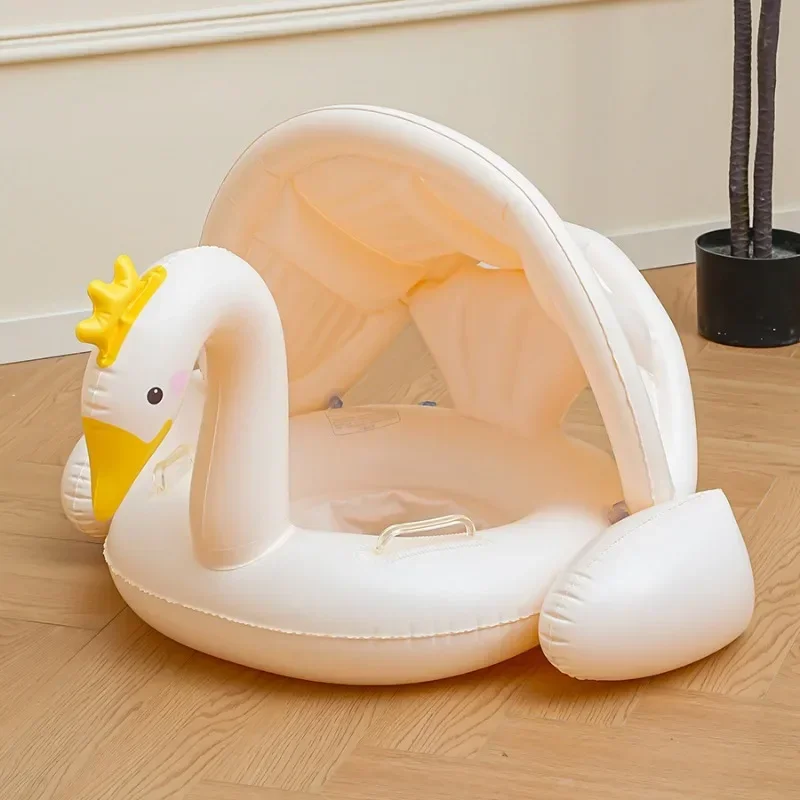 Verdickte Aufblasbare Spielzeug Crown Swan kinder Schwimmen Ring Sommer Im Freien Pool Wasser Park Aufblasbare Schwimmende Wasser Spielzeug
