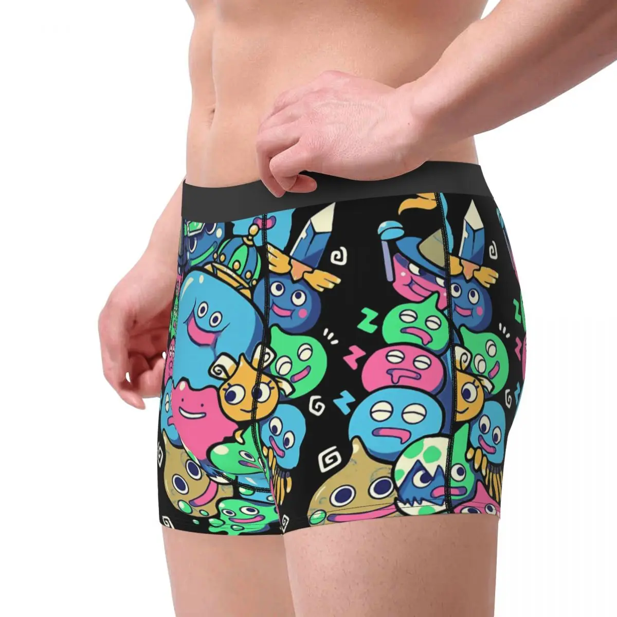 Dragon Quest Dragonlord Game Slime Party Underpants Cotton Panties Man Underwear Print Shorts Boxer Briefs