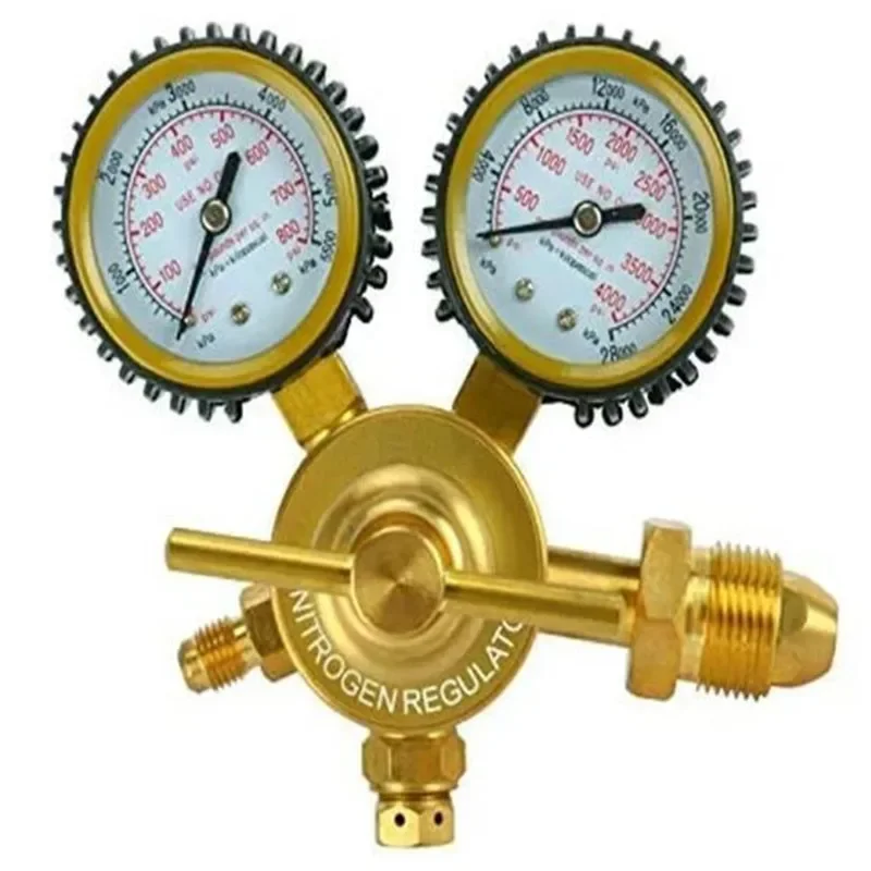 American Style High-Pressure Nitrogen Pressure Reducing Valve HX-D-0033 All Copper High-Pressure Nitrogen Pressure Reducer