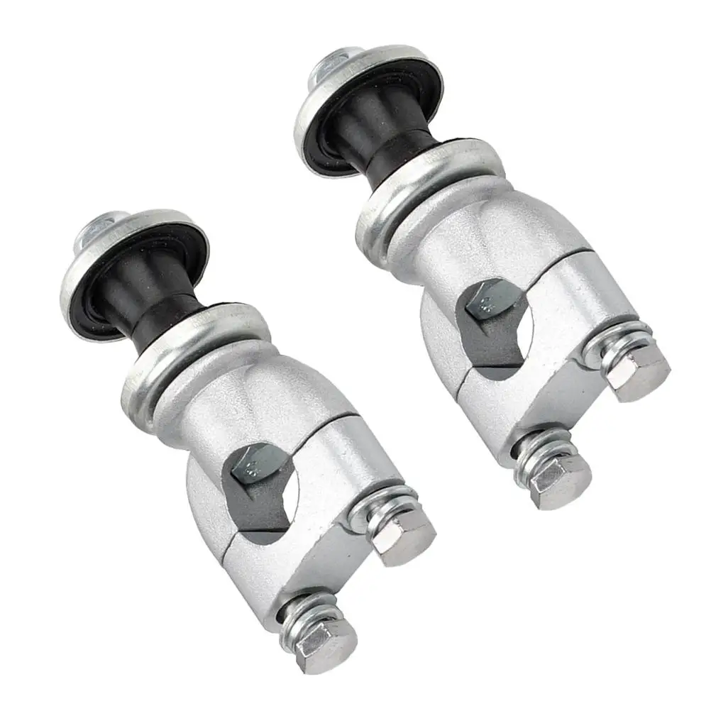 

2Pcs Handlebar Riser Aluminum Alloy Rubber Clamp Motorcycle Metal Pressure Code Connecting Long Service Life Durable Stable