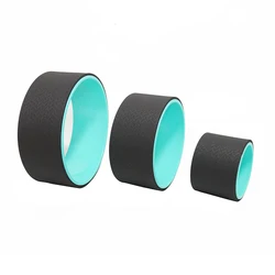 Niestandardowe rozciągliwe koło do masażu Pilates Roller Back Spine Yoga Wheel Zestaw 3 sztuk