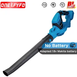 Brushless Powerful Lithium Battery Cordless Leaf Blower Electric Cordless Snow Blower For Makita 18V Battery (No Battery)
