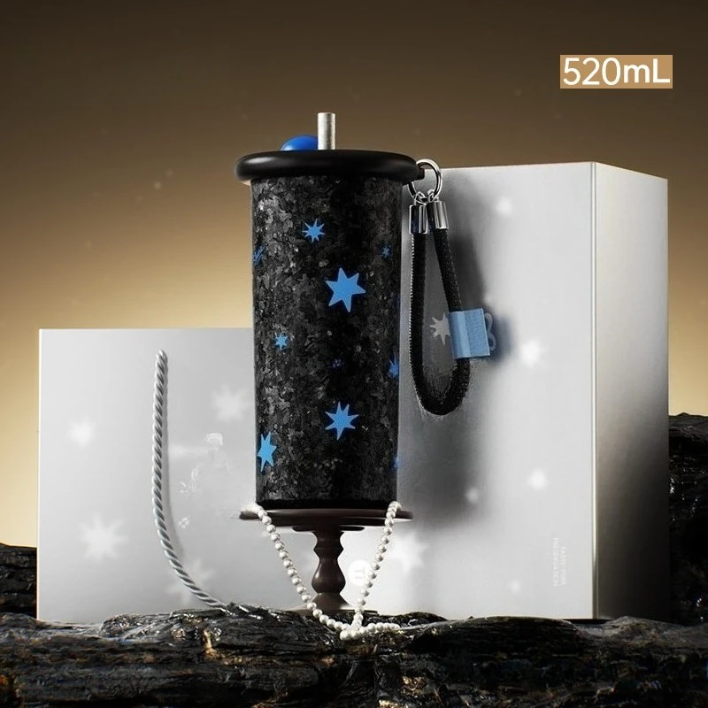 Design Inspired Coffee Straw Cup, Car Portable Water Cup Gift