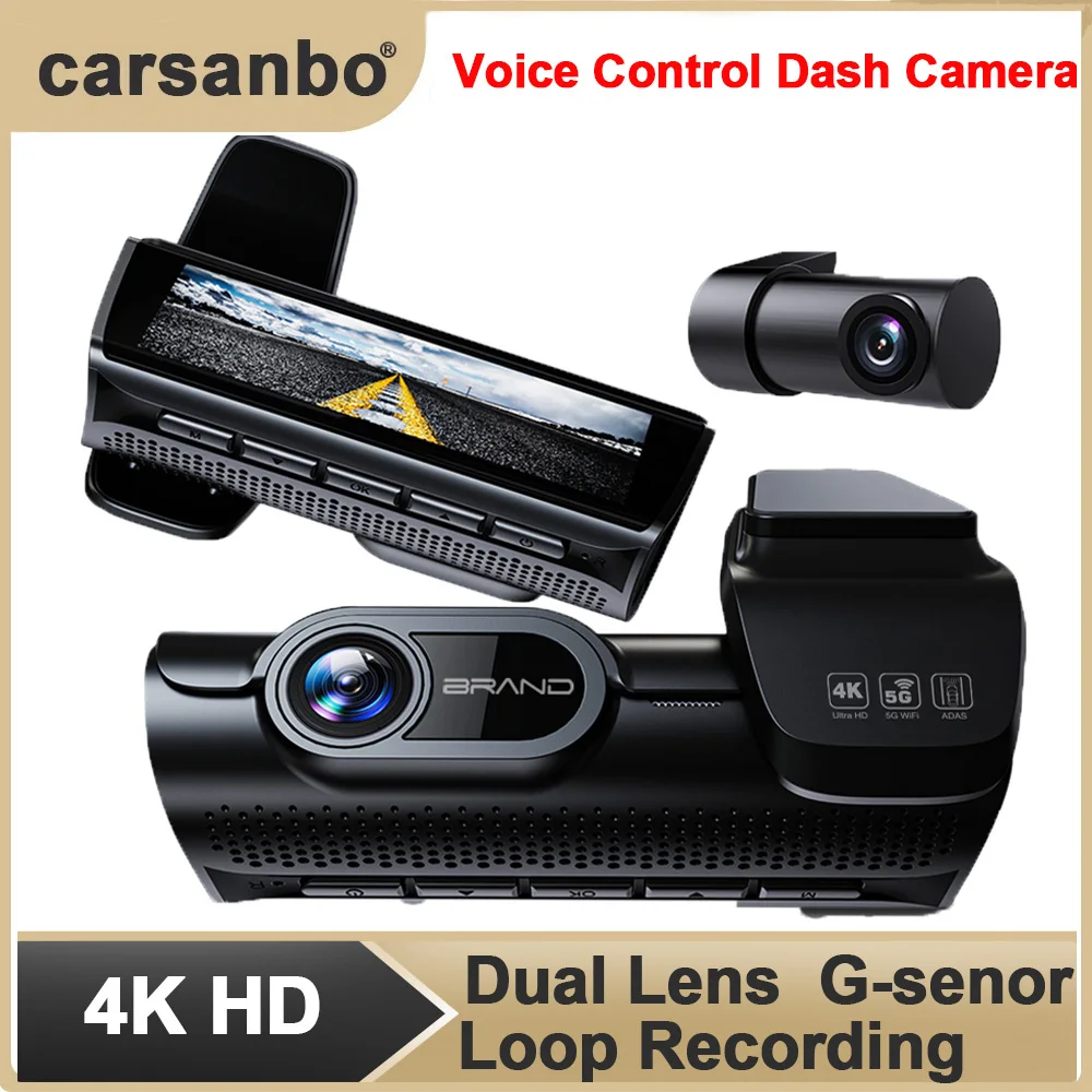 Carsanbo Car DVR 1080P Dash Driving Recorder Camera Video WiFi Voice Control WDR G Sensor Night Vision Emergency Parking Monitor