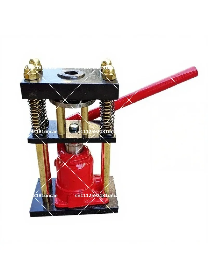 D-Type 8-Tooth Hand Plastic Hose Crimper Crimping Tool Benchtop Hydraulic Clamp High Pressure Tube Crimping Machine 12~20mm