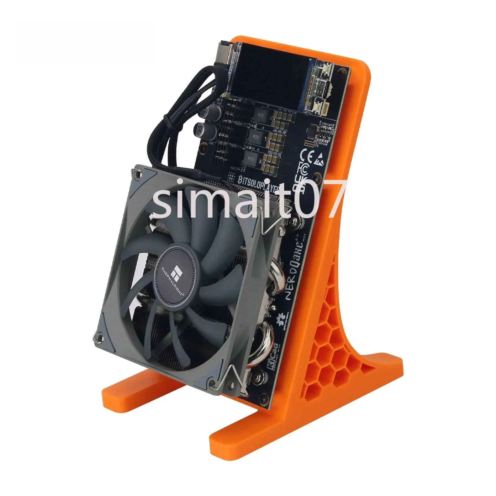 NerdQaxe ++ 4.8TH/s 80W Bitcoin Miner مفتوح المصدر Home ASIC Miner BTC Wifi Connection فقط