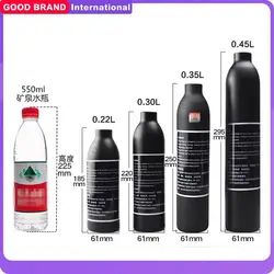 Explosion proof aluminum cylinder, high-pressure aluminum cylinder, 30 gas storage tank, genuine thickened 40