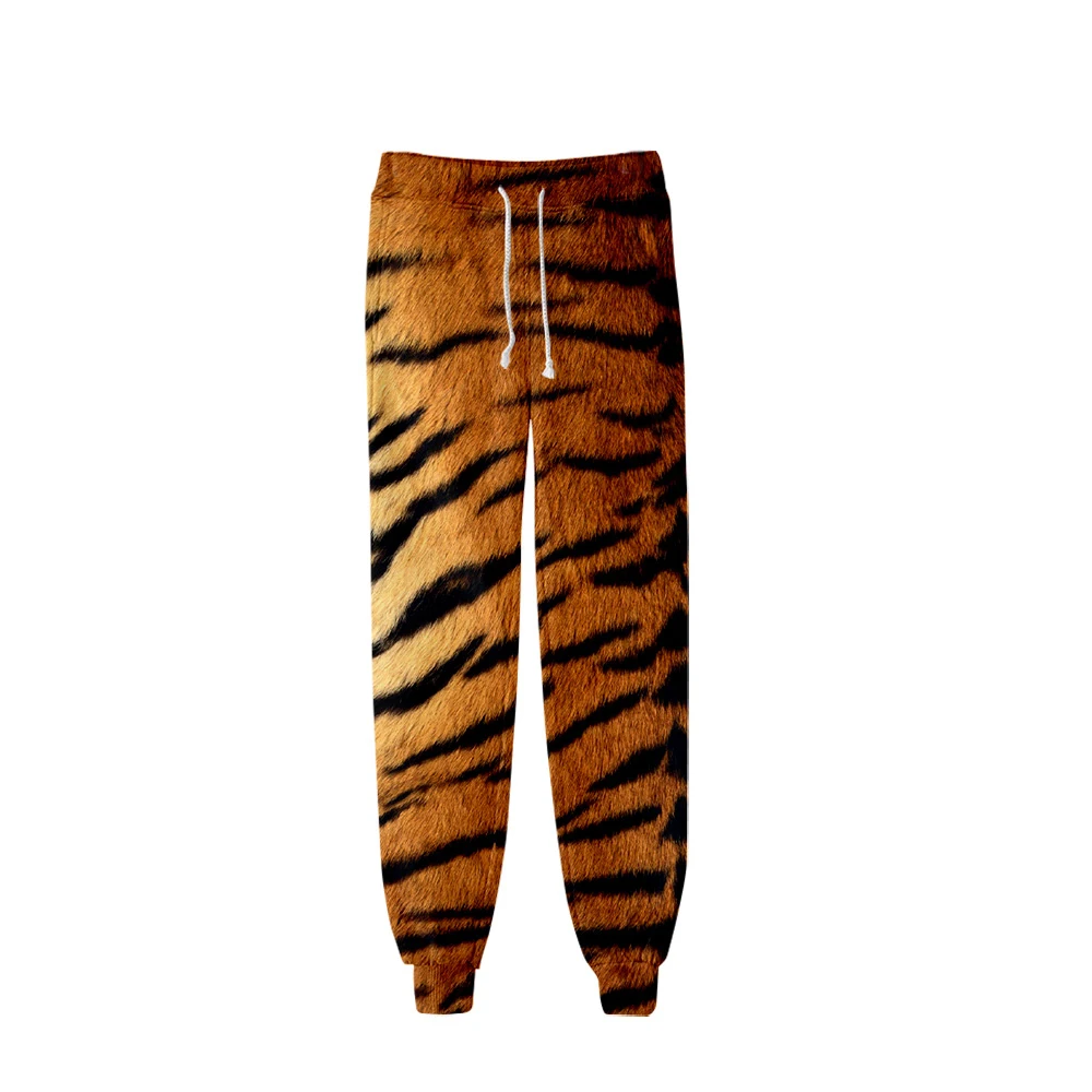 Nuovi pantaloni della tuta tigre animale Camo Y2k pantaloni uomo 3D stampato Streetwear Jogger felpe con cappuccio per uomo Casual pantaloni da