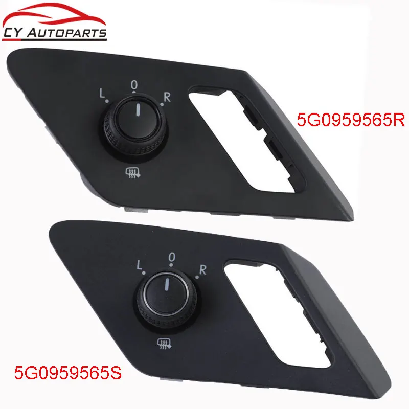 New Power Mirror Adjust Knob Button Switch For Volkswagen VW Golf 5G0959565R 5G0959565S