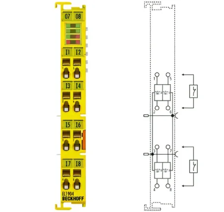 2026EL1904 - 4-Channel 24V DC Opto-Isolated DO Module
