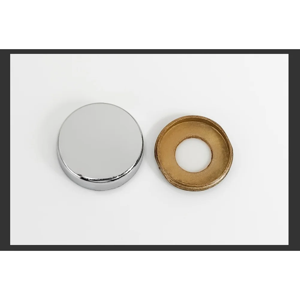 Modern Simple Chrome Finish Zinc Alloy Mirror Nail Screw For Bathroom Wall Advertising Picture Frame Decorative Mounting Hardwar