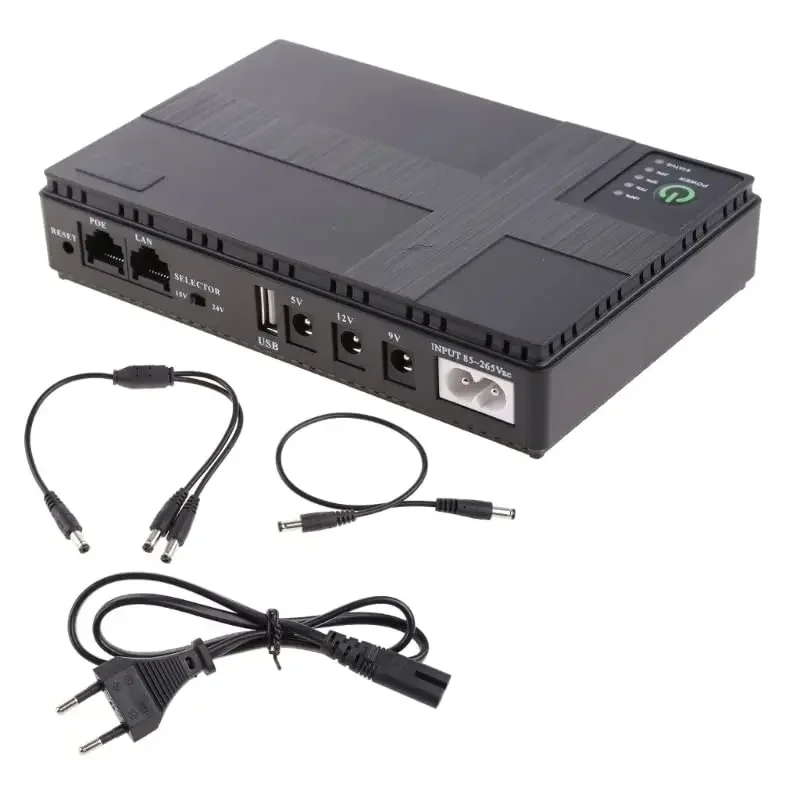 18W And 36W Dc Mini Ups For Router And Pour 9V 12V 15V 24V Mini Ups 110V-256V Para Equipo De Internet