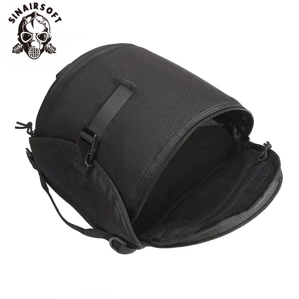 Bolso de armazenamento multifuncional tático, Capacete Capa Bag, Máscara rápida do capacete do armazenamento, Equipamento desportivo de caça ao ar