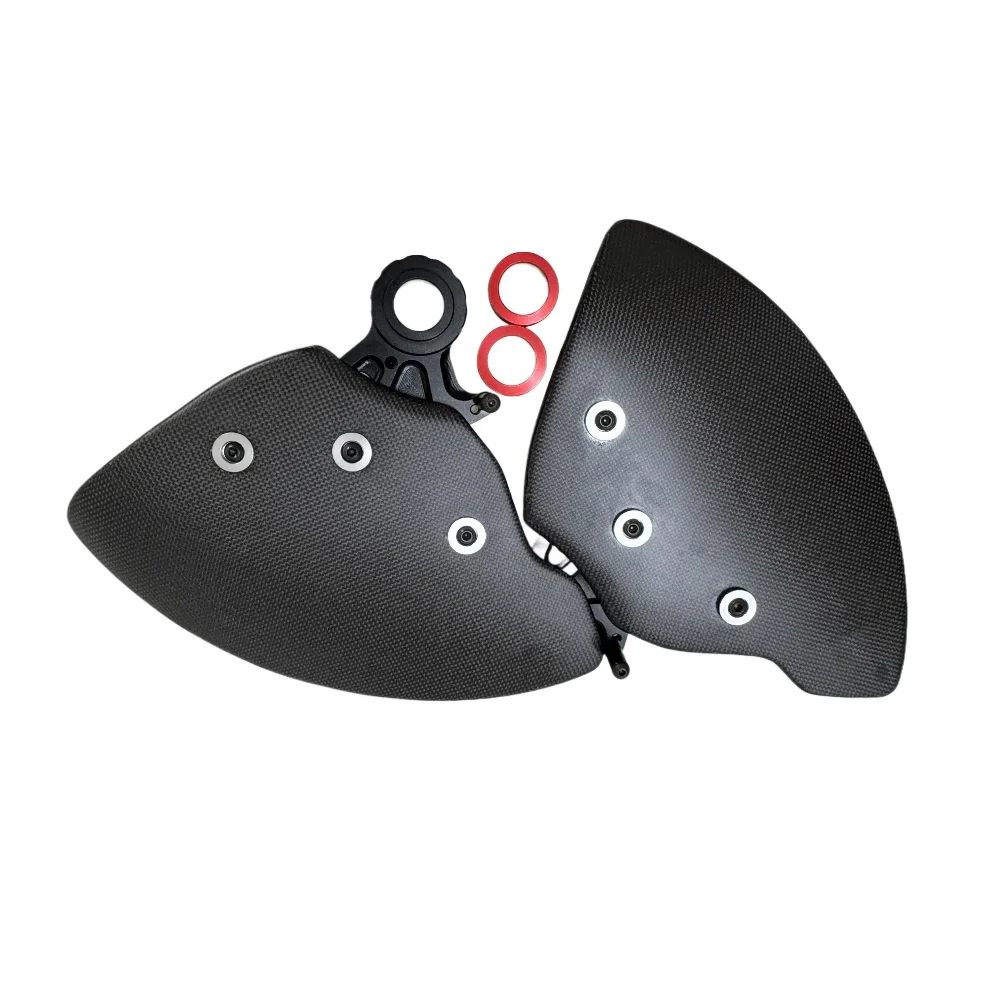 ل Ducati Panigale V2 V4 V4S V4R اكسسوارات ألياف الكربون قرص فرامل غطاء لوحة توجيه الهواء تصحيح غطاء عجلة واقية #2