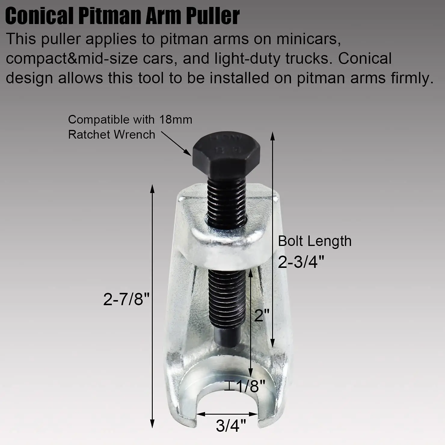 مجموعة أدوات خدمة النهاية الأمامية، فاصل وصلة كروية مكون من 5 قطع، أداة سحب نهاية قضيب التعادل، مزيل ذراع بيتمان لشاحنة إضاءة سيارات الدفع الرباعي #5
