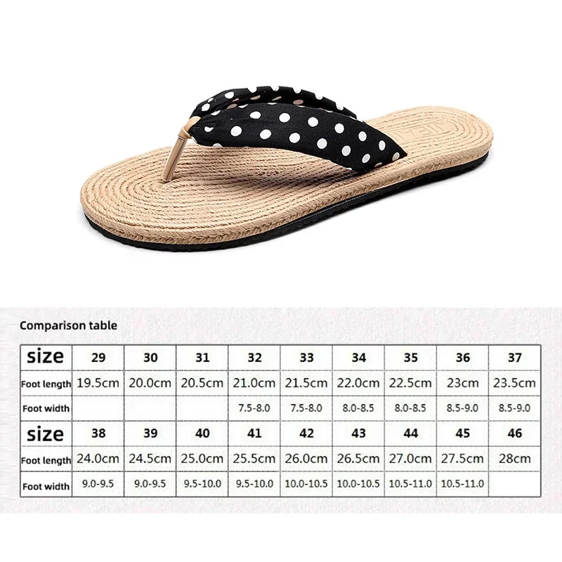 Woven Beach Flip-flops Soft Bottom Slippers Summer Non-slip Flat Outdoor Simple Bohemian Slippers Ladies Indoor Bathroom Shoes