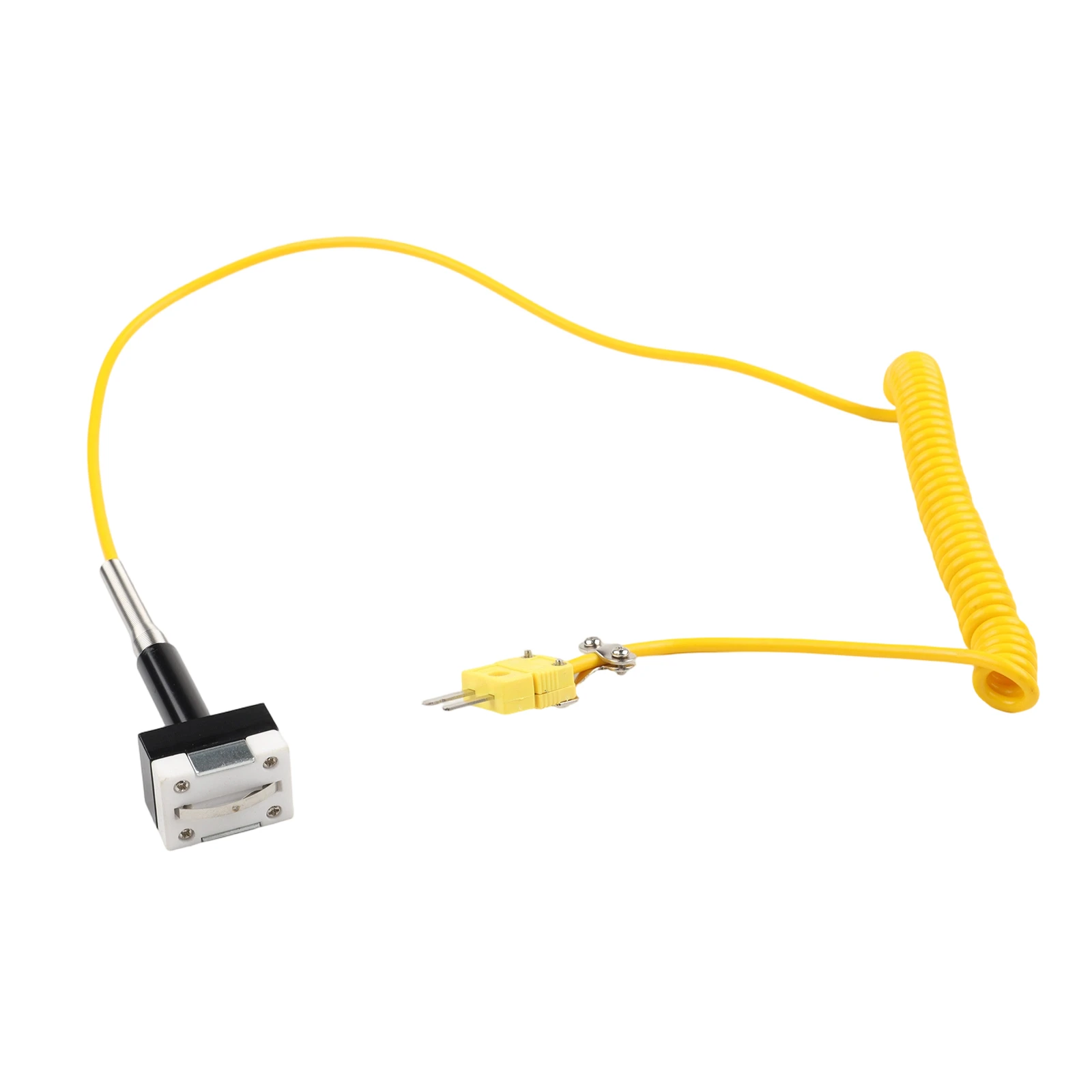 K Type Magnetic For Surface Temperature Probe Thermocouple with Spring Wire up to 2000mm for Flexible Industrial or Lab Use