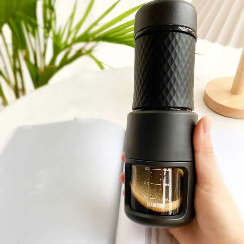 Staresso-Portable Espresso Maker, SP200, Coffee Capsule Machine, Suitable for hikers and campers, White Collar