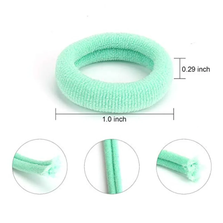 BAOLI 200PCS Baby Girl Hair Ties for Todder Girls, Mini Hair Bands No Damage, Soft Hair Ties Elastics Ponytail Holders, 1 Inch