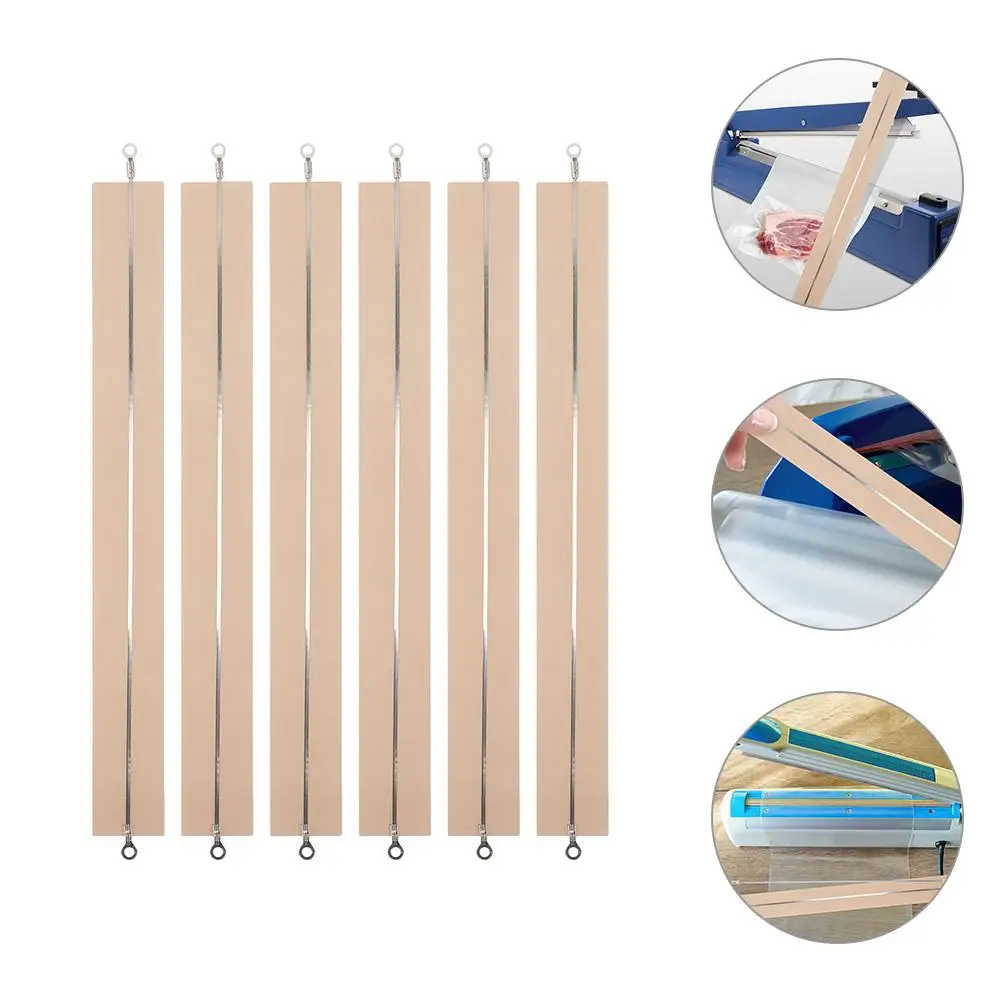 6Pcs Sealer Heat Wire Replacement Elements 240Mm Heating Strips Plastic Bag Sealing Machine Parts Supplies Professional Heat