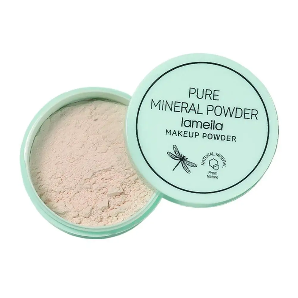 Mineralisches Loses Puder, Mattierendes Transparentes Fixierpuder für Ölige Haut, Ölkontrolle, Weiches Mattes Finish Gesichts-Losepuder – Detail 2