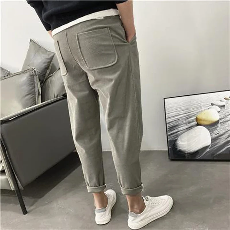 Autumn 2025 New Men's Loose Casual Pants Pants Fashion Men's Sports Pants Trendy Men's Sweatpants