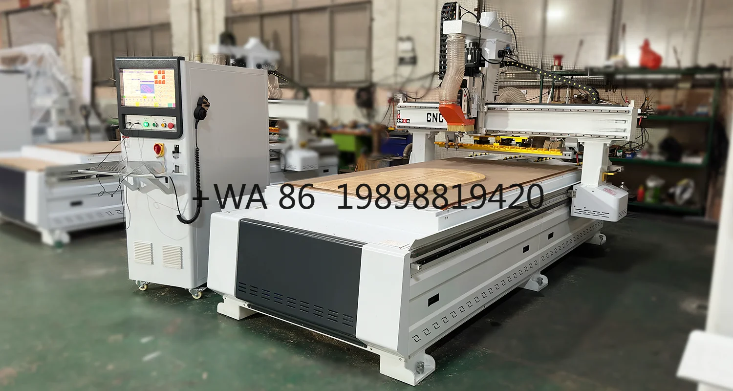 MDF Plywood Professional DIY Woodworking Engraving Machine 1220*2750mm ATC Wood Router for