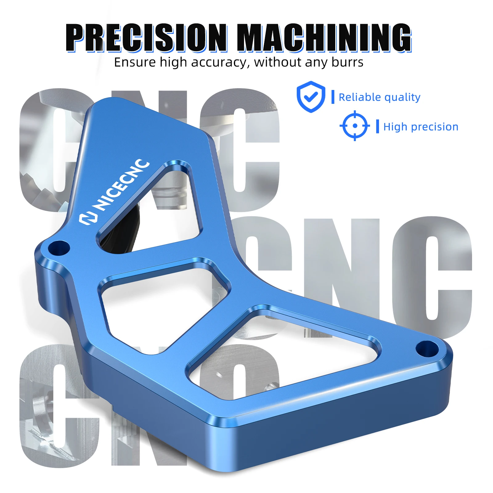 NICECNC For Yamaha Raptor 700 2006-2026 Case Saver Chain Guard Aluminum Alloy Nylon For Raptor 700R ATV Chain Cover Accessories