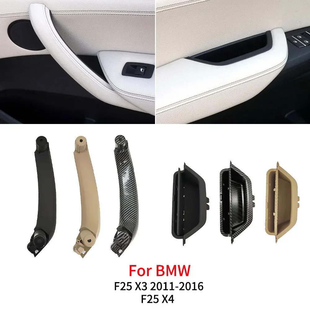 

LHD For BMW F25 F26 Car Front Rear Interior Door Handle Pull Set Replacement Accossory Black Beige For BMW X3 X4 2009-2016