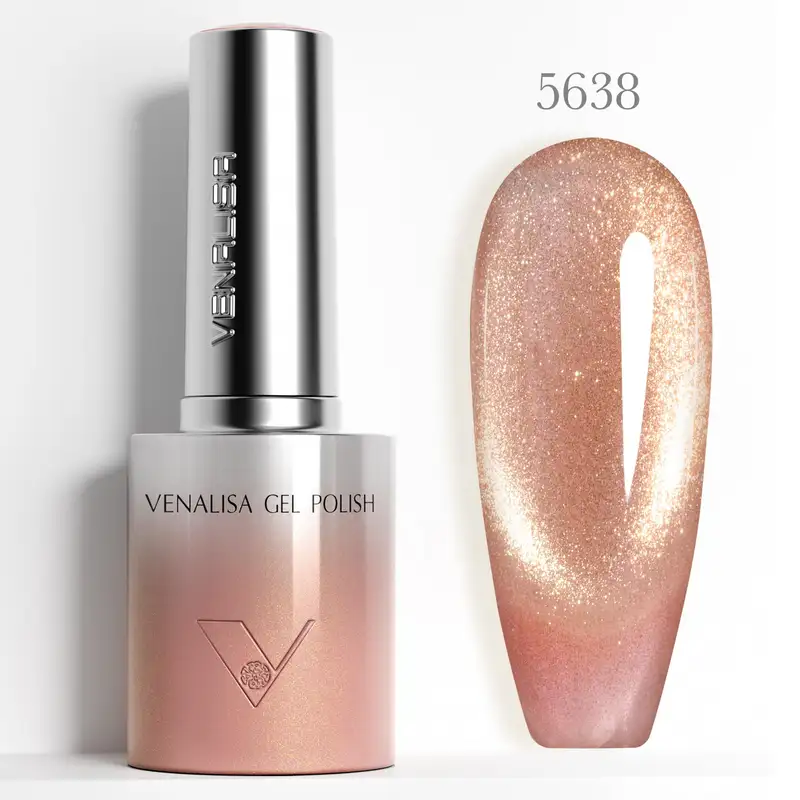 1pc Venalisa 10ml Nail Gel Polish Round Brush HEMA FREE TPO FREE Soak Off Sparkle Cat Eye Gel Lacquer Soft Texture Gel Varnish - Image 30