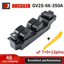 GV2S-66-350A Dossiler Electric Power Window Master Switch For Mazda 6 Mazda6 5 CX-7 Glass Button Front Left GV2S-66-350A