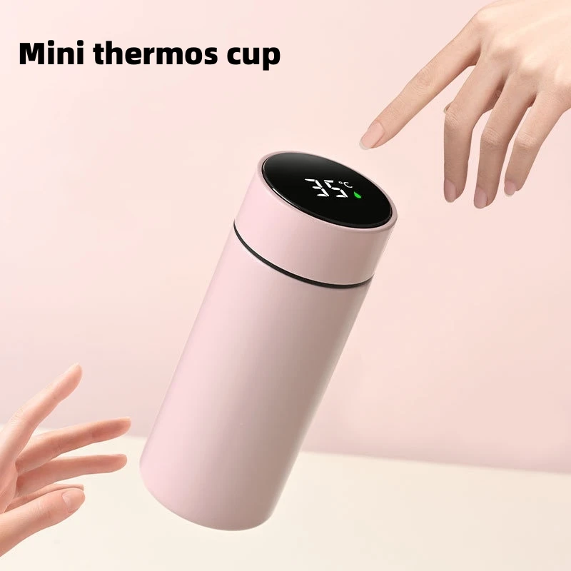 200ML Smart Thermal Water Bottle Intelligent Temperature Display Stainless Steel Bottle Vacuum Flasks Car Mounted Coffee Mug