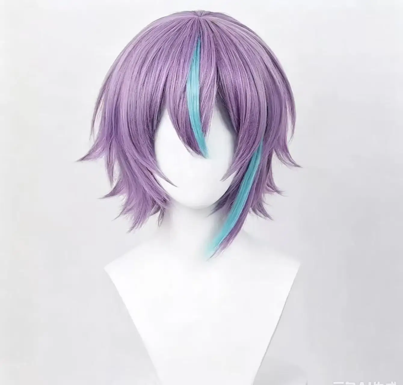 Anime Synthetic Aoyagi Toya Shinonome Akito Cosplay Wig Unisex Short Wig And Earring Heat Resistant Hair Halloween Wigs +Wig Cap