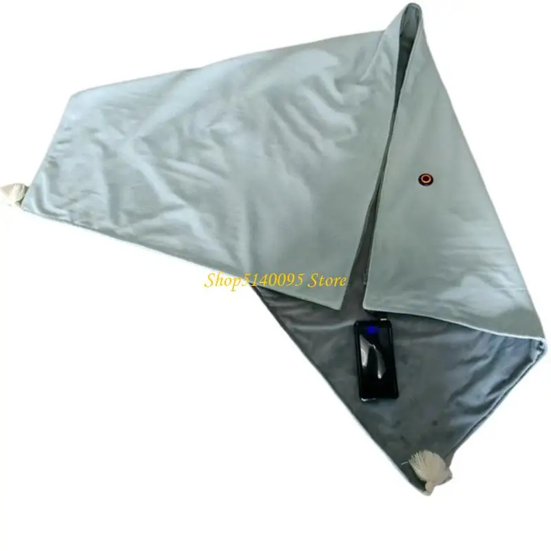 

DXAE Large Heated Wrap Blanket For Most Ages Especially Cold Sensitive Individuals Portable Heated Blanket