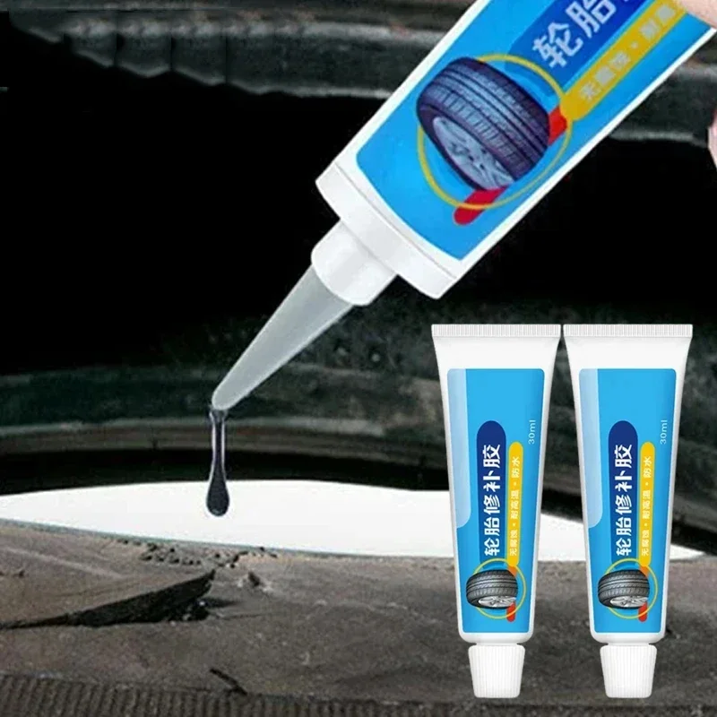 1/2PCS Electric Car Tyre Self Repairing Fluid For Vacuum Tyre Motorcycle Automatic Tire Repair Fluid Glue For Cracks Soft Glue