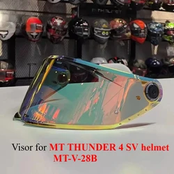 Helmet visor for MT MT-V-28B THUNDER 4 SV helmet Replacement helmet face shield Glasses Goggles Screen Helmet Part Accessories