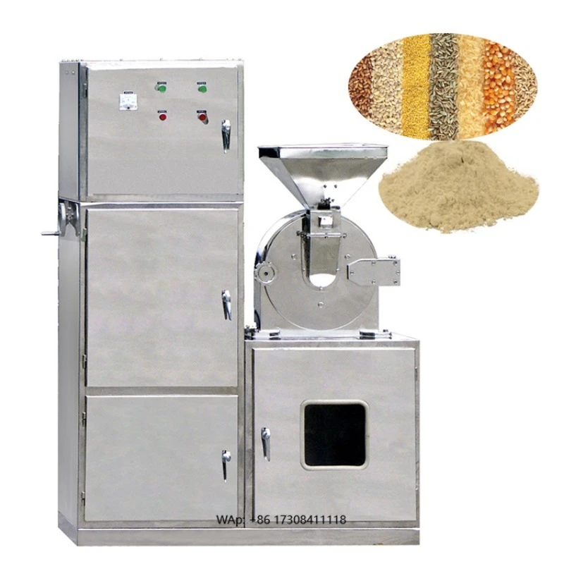 Stainless Steel Grain Hammer Milling Machine Food Grade Corn Corn Wheat Flour Soybean Grinder