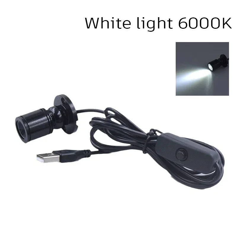 LED USB 5V 3W Led Spot Light Opbouw Kast Showcase Teller Sieraden Lamp Draaibare Hoek Plafond Mini spotlight