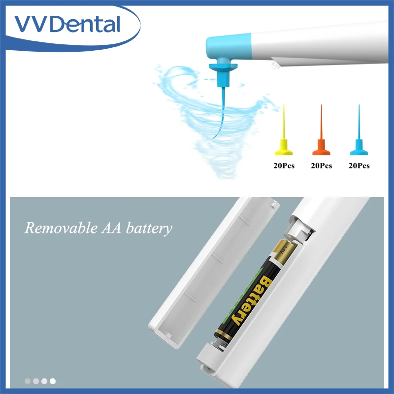 

Dentistry Instrument Dental Root Canal Sonic Irrigator Activator with 60 Pcs Endo Files For Endodontic Cleaning