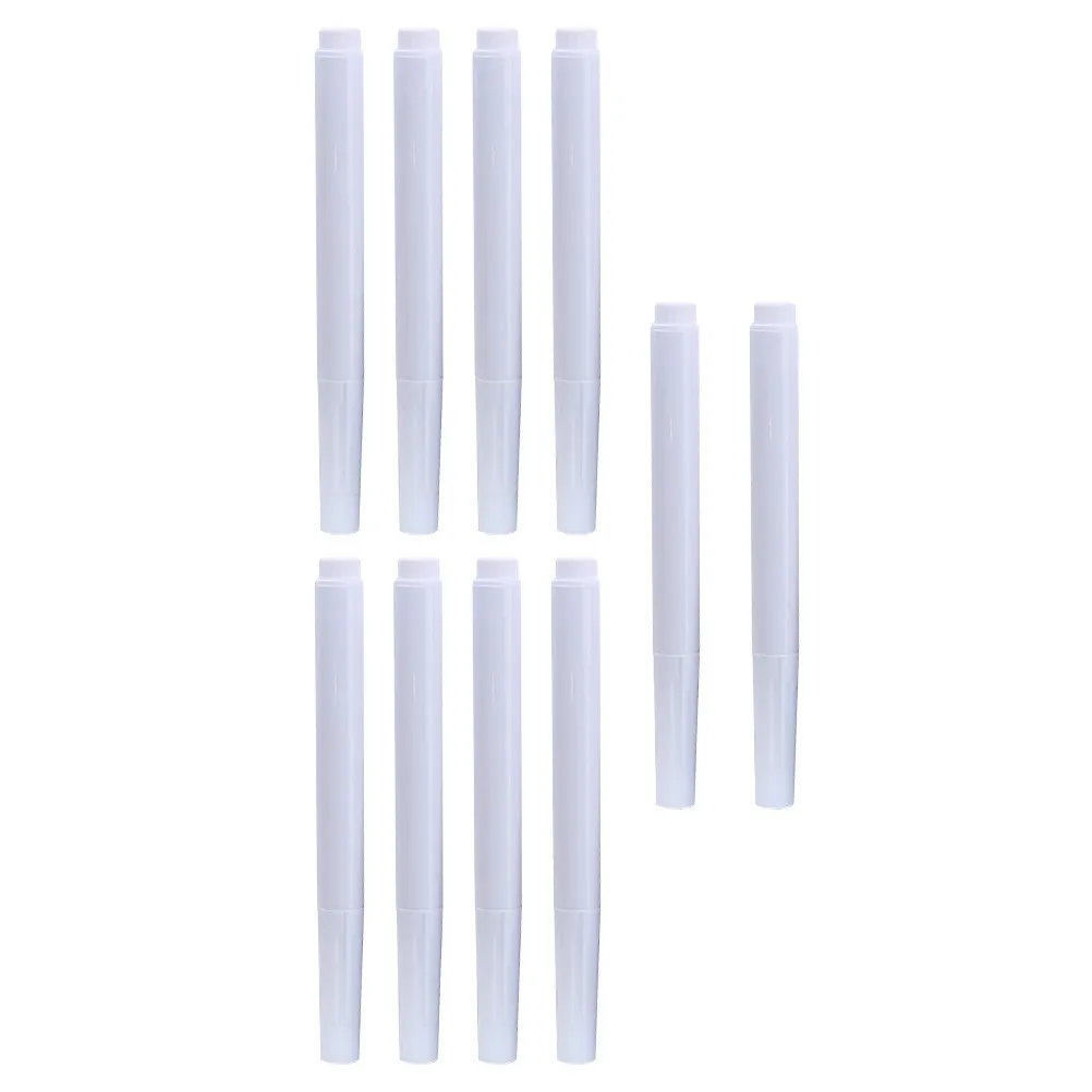 20Pcs White Liquid Chalk Marker Pens, Erasable Water-Based Ink for Blackboard, Glass, LED Light Board, Office School Supplies