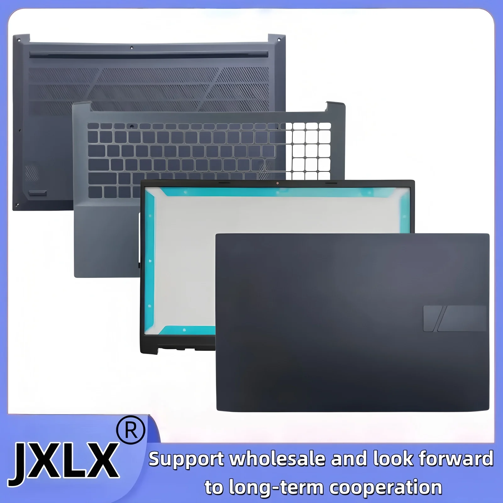 JXLX® New For Asus Fearless Pro15 M6500 M6500X K6500Z K6500 Laptop LCD Back Cover/Front Bezel Cover/Palmrest Cover/Bottom Base