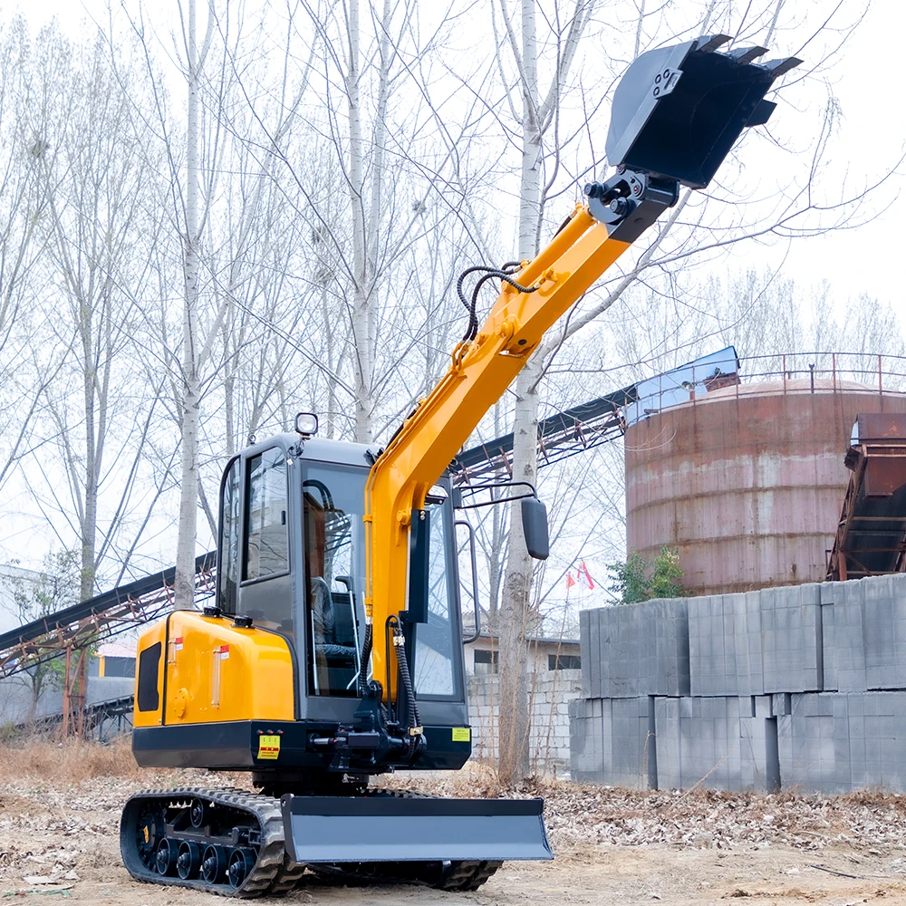 Hengwang hydrauliczna minikoparka 3,5 t maszyna do kopania 2-tonowa 3-tonowa koparka mini pelle mikrokoparka na sprzedaż