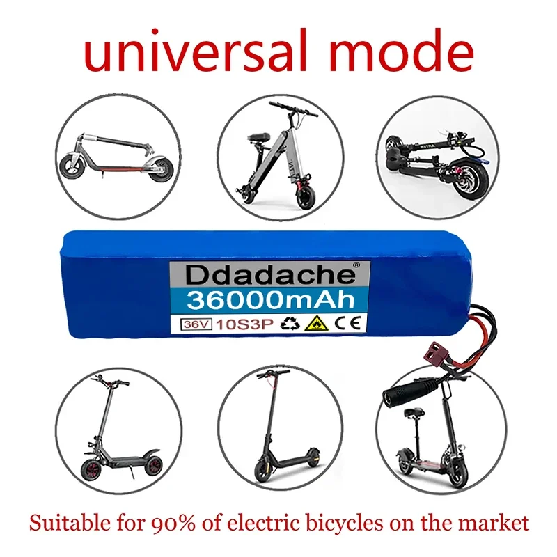 

Rechargeable Lithium Batterypack 10S3P 36V 36Ah 18650600W Used FomotorcycleScooters and Electric Vehicles with BMS