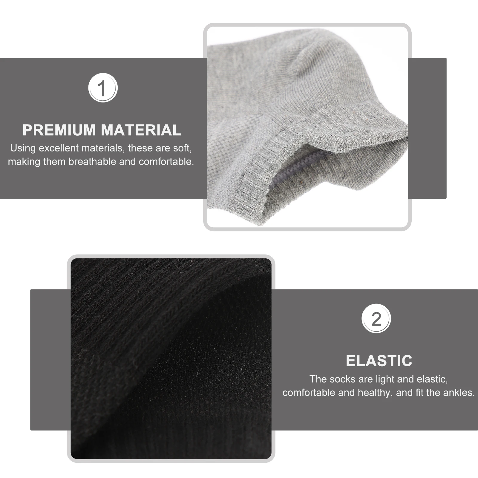 

4 пары носков для бега из чесаного хлопка, легкие, эластичные, удобные, низкие носки для мужчин и женщин, для повседневного использования, активного отдыха