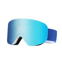 Magnetische Absorptions-Ski brille für Männer und Frauen, zylindrische Ski brille, Antibeschlag-Außen brille, Schutzbrille