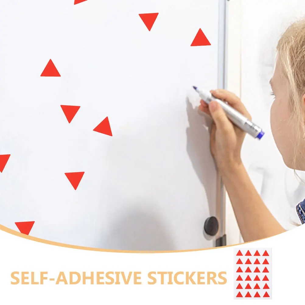 576Pcs Classification Triangle Stickers Self Adhesive Label Sticker for Office School Home Use Marking Sticker Decorative Label