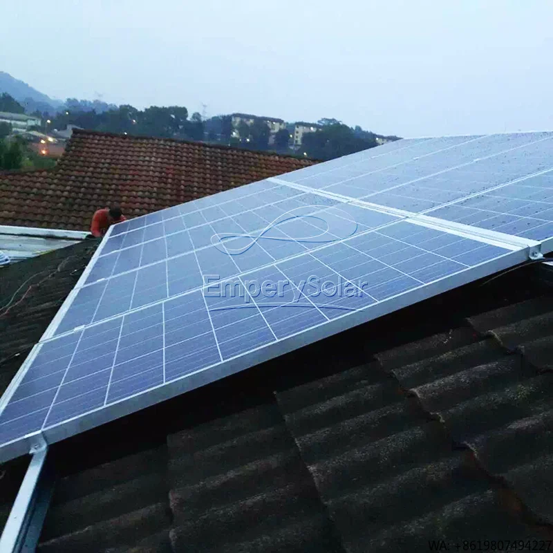 Home Roof Solar Pv Panel Mounting Rack Install Bracket, Solar Structure on Roof