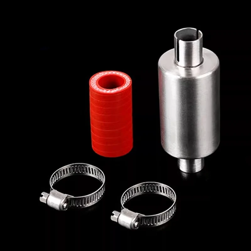 Ruofan Baja 5B سيارة التحكم عن بعد Gen 2 ماسورة عادم من الفولاذ المقاوم للصدأ، كاتم صوت، 95303