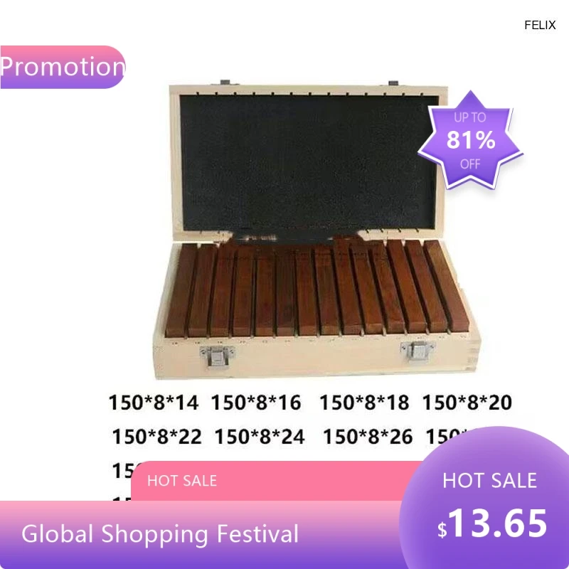 

08004080328-piece Parallel Horn pad, Table screwdriver, Parallel plate, Even height, Angle Milling machine, Flat